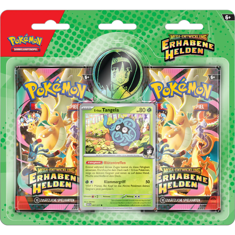 Pokémon TCG Erhabene Helden 2er Blister (DE)