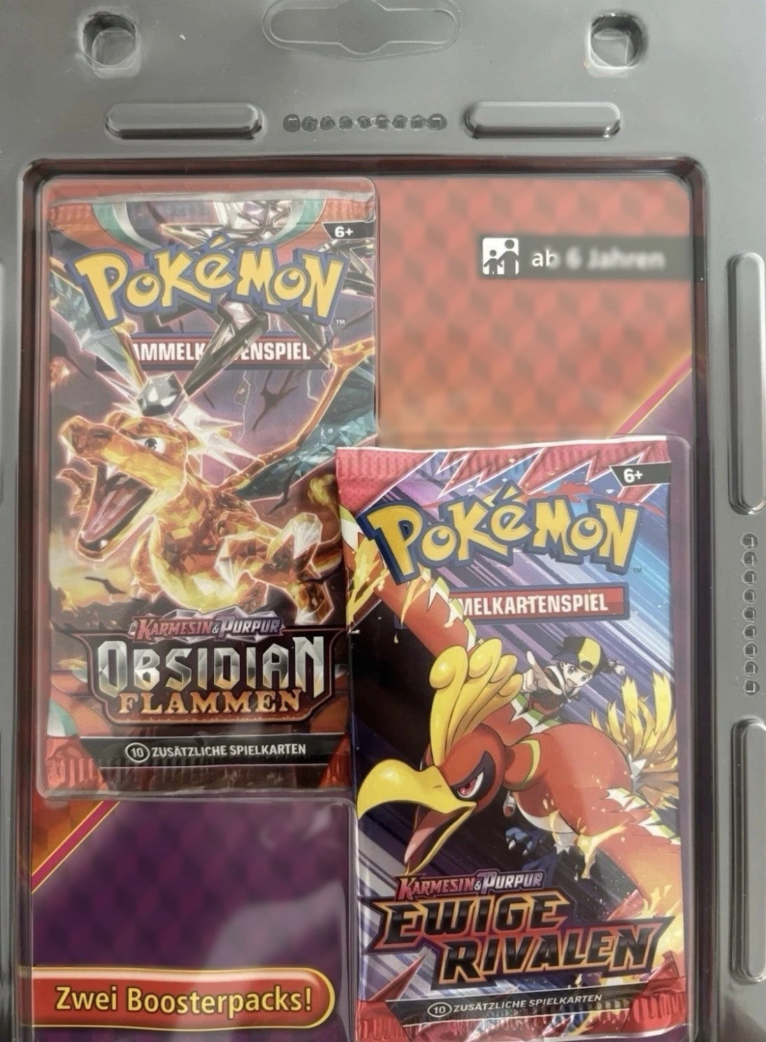 Pokémon TCG: 2-Pack Blister Ewige Rivalen x Obsidian Flammen (DE)