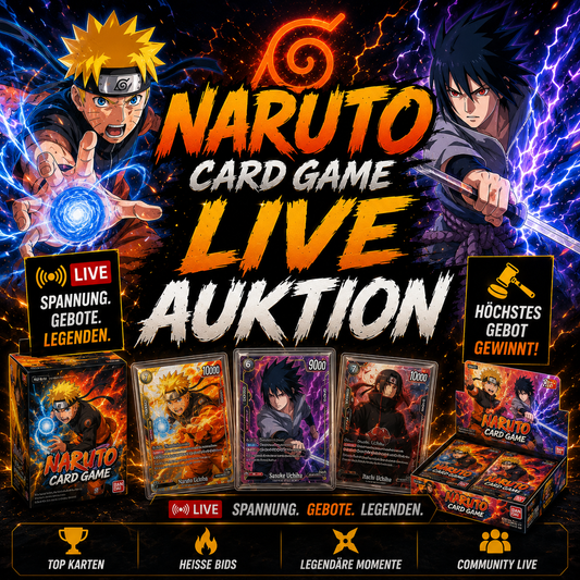 Naruto Card Game Live Auktion