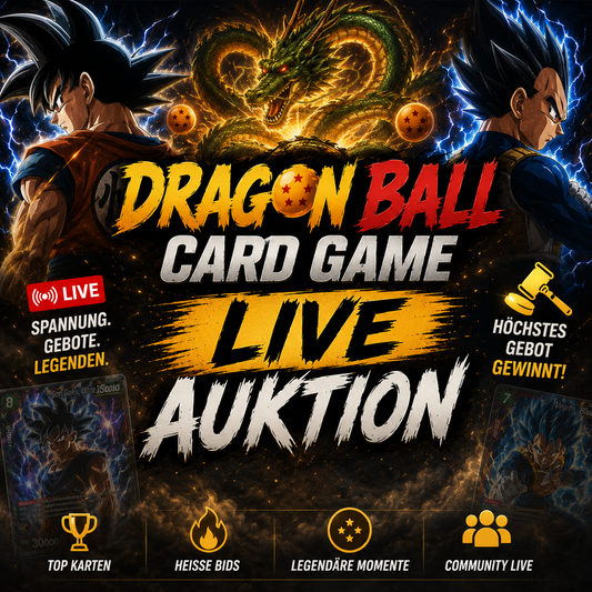 Dragon Ball Card Game Live Auktion