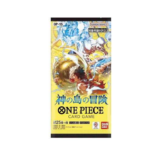 5x Booster One Piece Card Game Adventure on Kami's Island (OP-15) [JP]