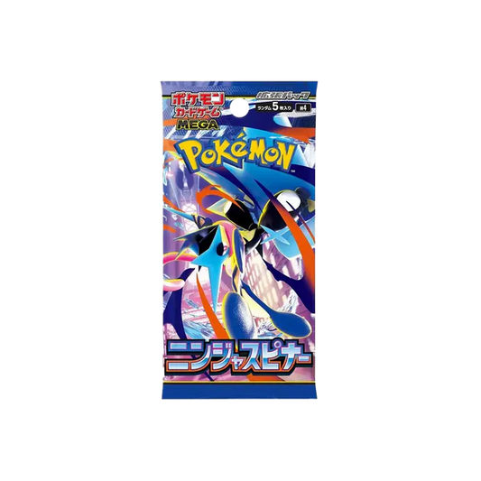6x Pokémon TCG: Ninja Spinner (ME04) – Booster [JP]